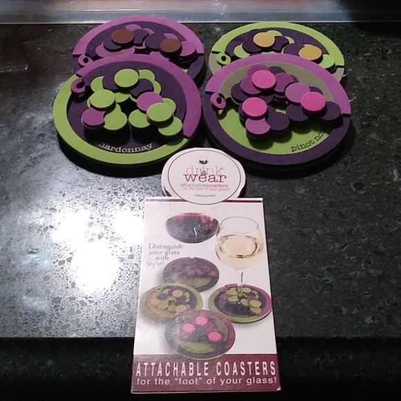 (4) Attachable Coasters - Picture 8 of 14